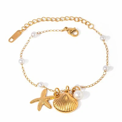 Brățară Sea Life Charm din oțel inoxidabil